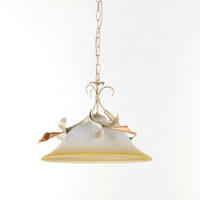 HÄNGELEUCHTE 4722 LUCREZIA 40/40/90 cm   - Perlmutt, Basics, Glas/Metall (40/40/90cm)