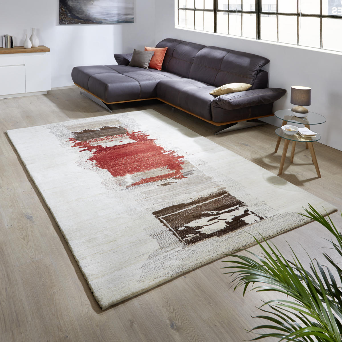 ORIENTALISK MATTA 200/300 cm Im Tal des Königs  - cremefärgad, Klassisk, textil (200/300cm) - Cazaris