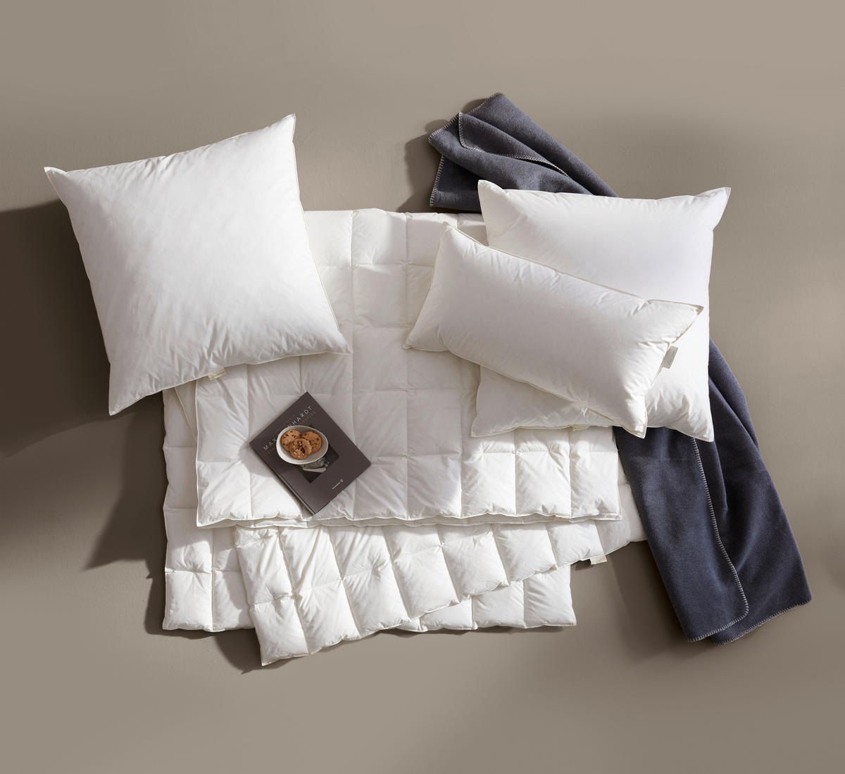 GANZJAHRESDECKE  Baffin 155/220 cm  - Creme, Basics, Textil (155/220cm) - Bio:Vio
