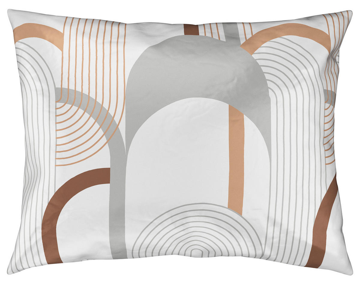 POSTEĽNÁ BIELIZEŇ, satén, biela, 140/200 cm - biela, Trend, textil (140/200cm) - Novel