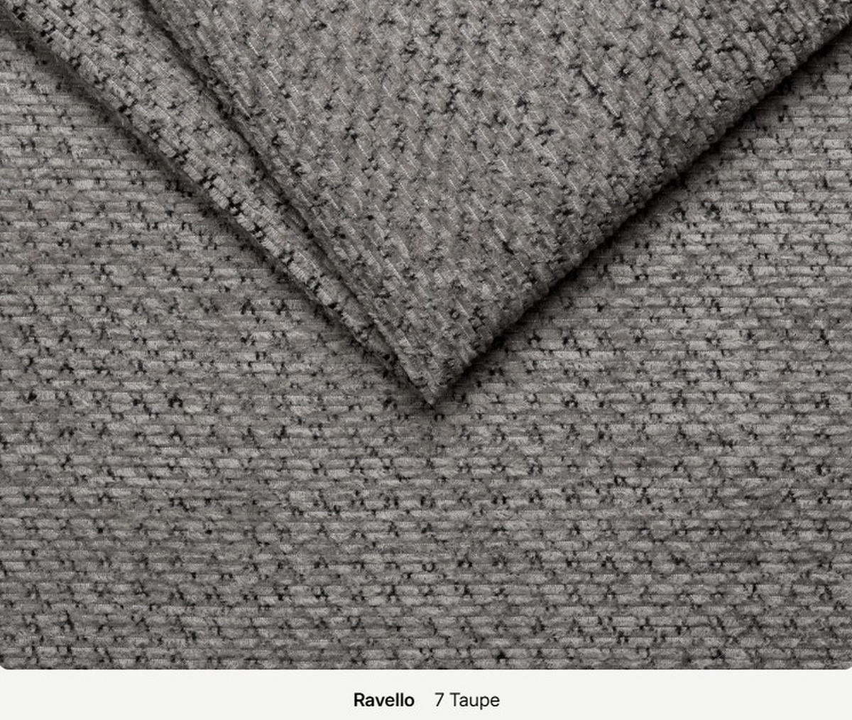 BOXSPRINGBETT 180/200 cm,  in Taupe, gepolstertes Kopfteil, Bettkasten, Topper, Wendematratze mit unterschiedlichen Härtegraden, H2 + H3 = mittel + fest  - Taupe/Schwarz, Design, Kunststoff/Textil (180/200cm) - Esposa