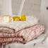 PLAID 125/150 cm Rosa - Rosa, Design, Kunststoff (125/150cm)