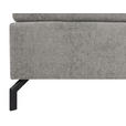 BOXSPRINGBETT 180/200 cm,  in Grau, Topper, H3 + H4 = fest + sehr fest  - Schwarz/Grau, Design, Textil/Metall (180/200cm) - Esposa