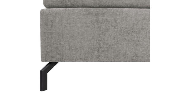BOXSPRINGBETT 180/200 cm,  in Grau, Topper, H3 + H4 = fest + sehr fest  - Schwarz/Grau, Design, Textil/Metall (180/200cm) - Esposa
