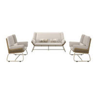 GARTENSET  3-teilig  - Beige/Naturfarben, Design, Kunststoff/Textil - Dieter Knoll
