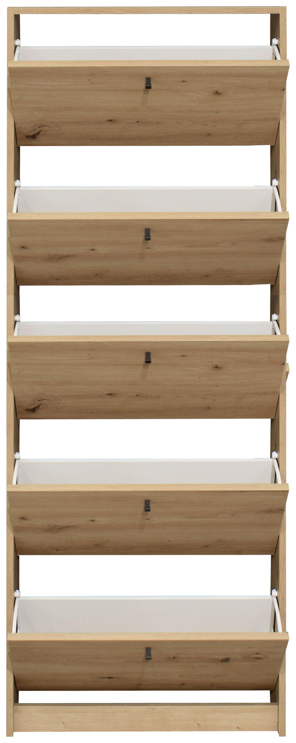 VYKLÁPĚCÍ BOTNÍK, barvy dubu, 60/168/16 cm - černá/barvy dubu, Design, kov/kompozitní dřevo (60/168/16cm) - Xora
