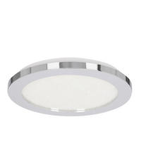 LED-TAKLAMPA Pixel 22.5/22.5/2.7 cm  - kromfärg, Klassisk, plast (22.5/22.5/2.7cm)