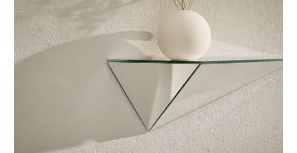 WANDREGALSET  - Silberfarben, LIFESTYLE, Glas/Holzwerkstoff (59/23/23cm) - Novel