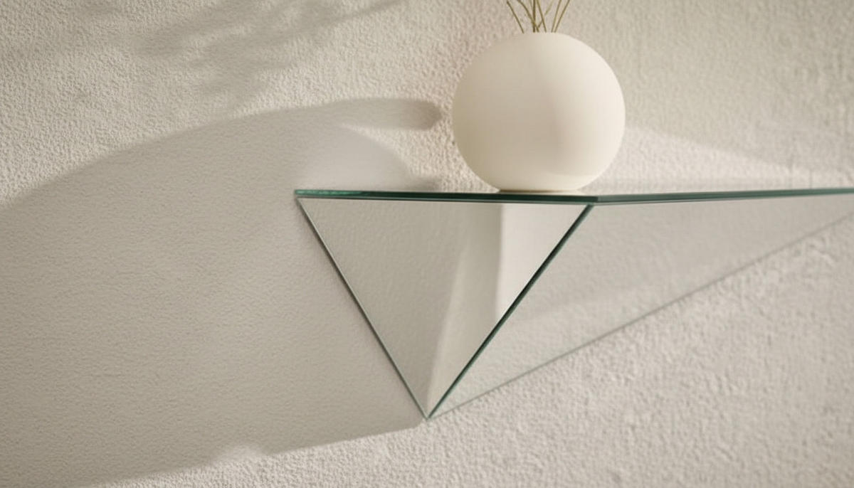 WANDREGALSET  - Silberfarben, LIFESTYLE, Glas/Holzwerkstoff (59/23/23cm) - Novel