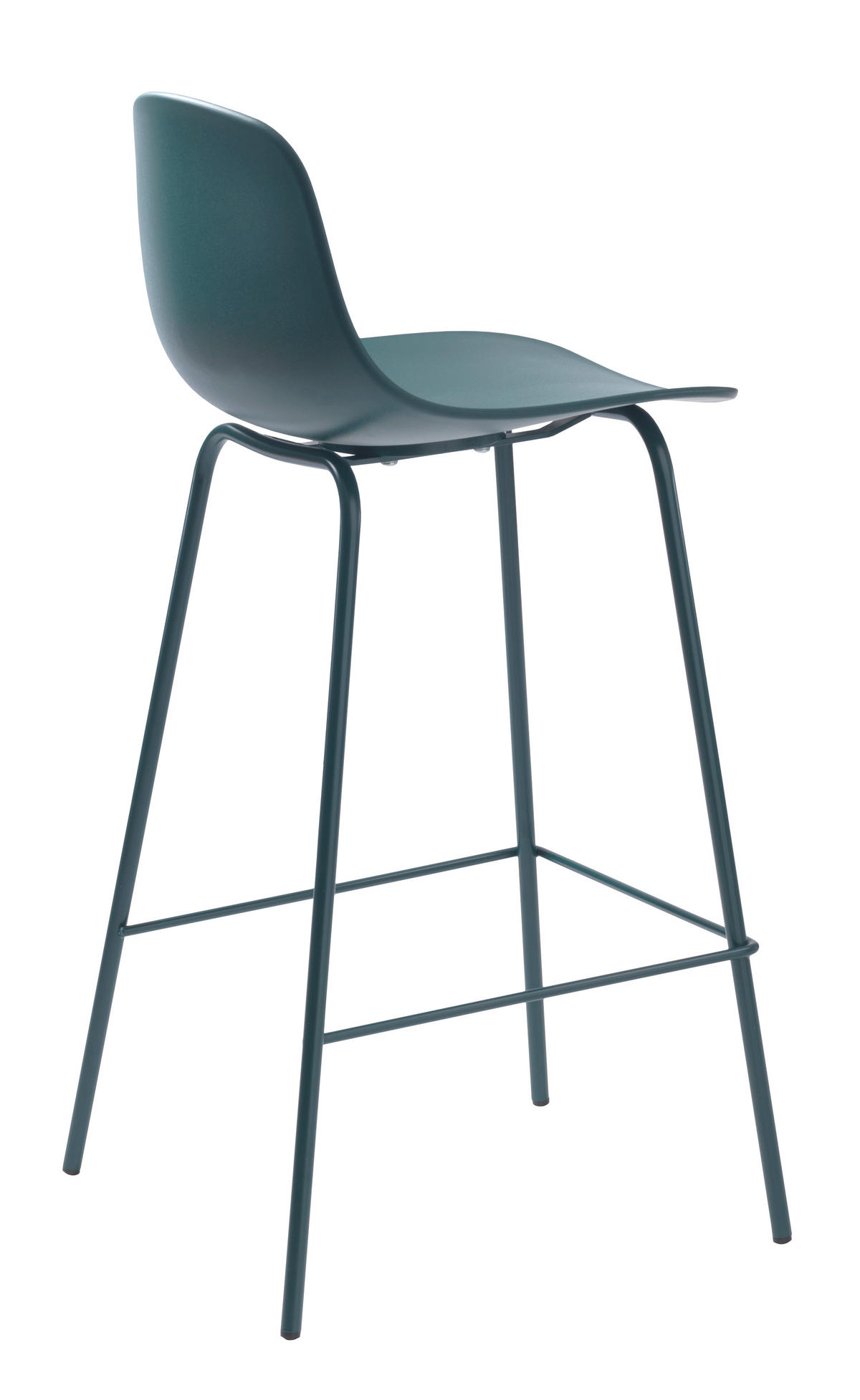 BAROVÁ ŽIDLE, petrolej - petrolej, Design, kov/plast (41/93/48cm) - Boxxx