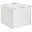 AUFSATZSCHRANK 67,5/58,2/67,5 cm   - Weiß, Basics, Holzwerkstoff (67,5/58,2/67,5cm) - Xora