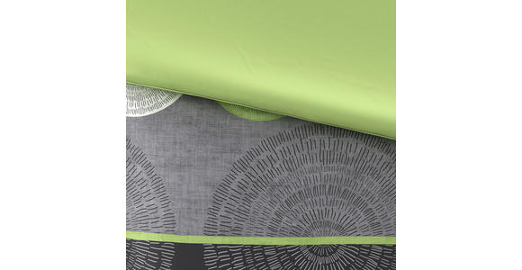 Bettwäsche Denise 140/200cm Grün - Grün, MODERN, Textil - Luca Bessoni