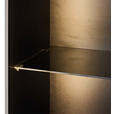 HIGHBOARD  in 91/141/41 cm  - Kaschmir/Schwarz, Design, Glas/Holzwerkstoff (91/141/41cm) - Voleo
