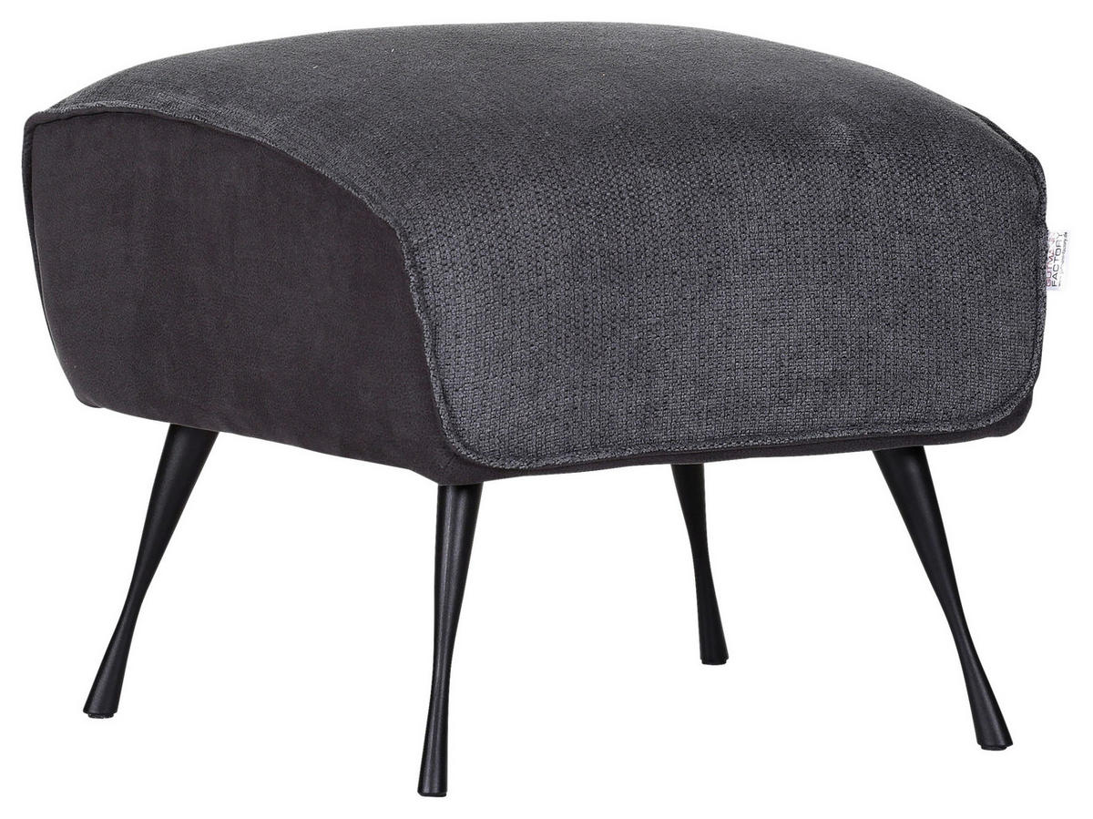 PALL i textil grå, mörkgrå  - mörkgrå/svart, Design, metall/textil (60/49/53cm)