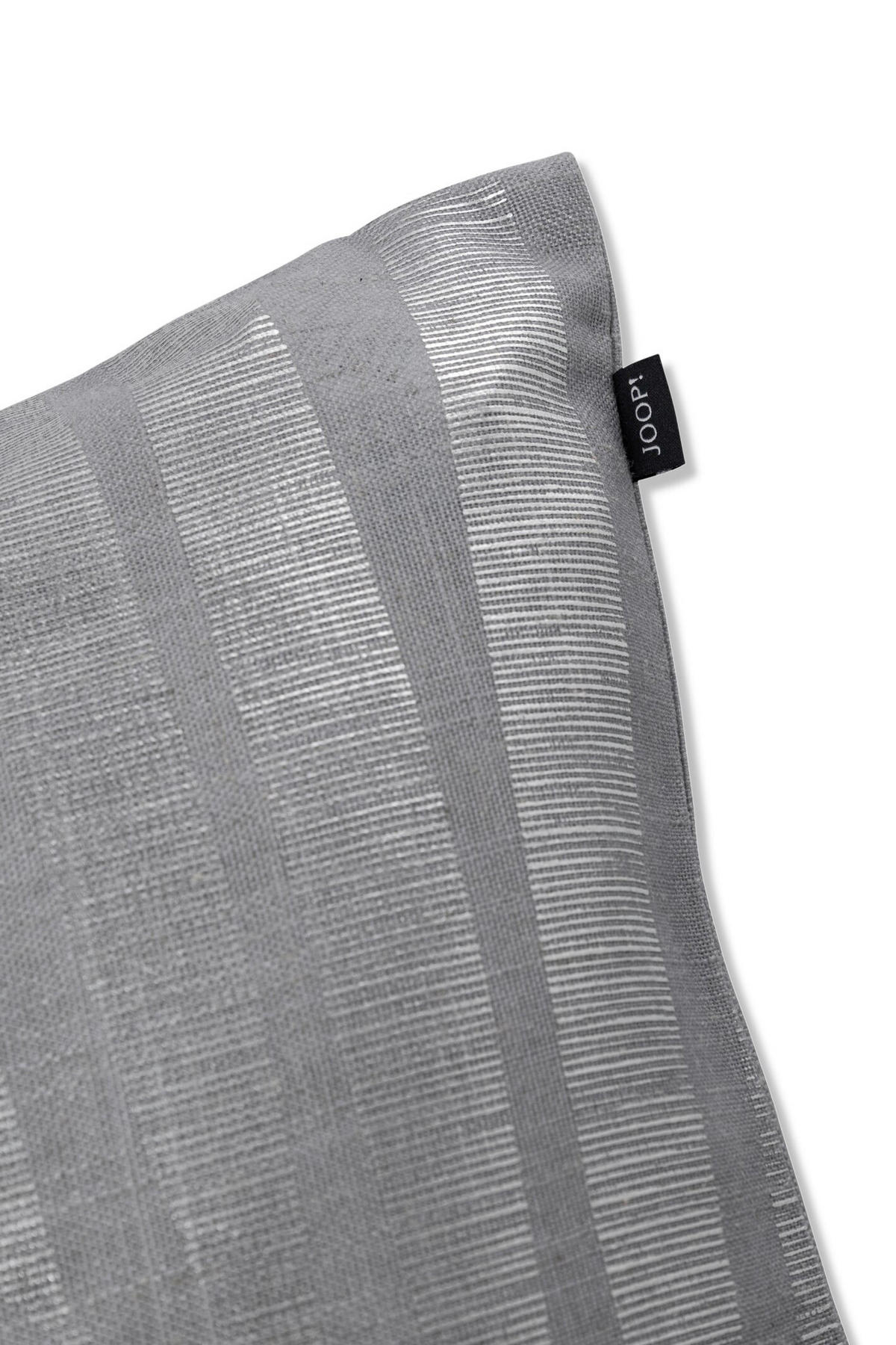 KISSENHÜLLE J!Fine-Leaf 50/50 cm  - Anthrazit/Silberfarben, Basics, Textil (50/50cm) - Joop!
