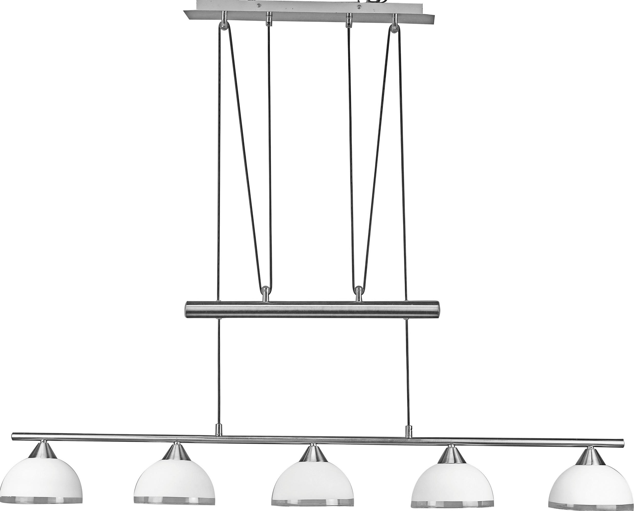 XXXL ZÁVESNÉ SVIETIDLO, E14/40 W, 118,5/15,5/75-195 cm