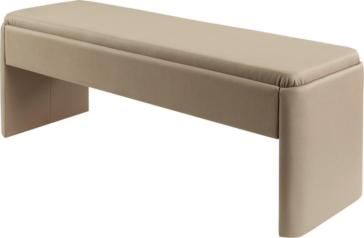 BOXSPRINGBETT 180/200 cm  in Hellgrau, Greige  - Greige/Hellgrau, Design, Textil/Metall (180/200cm) - Johann Jakob