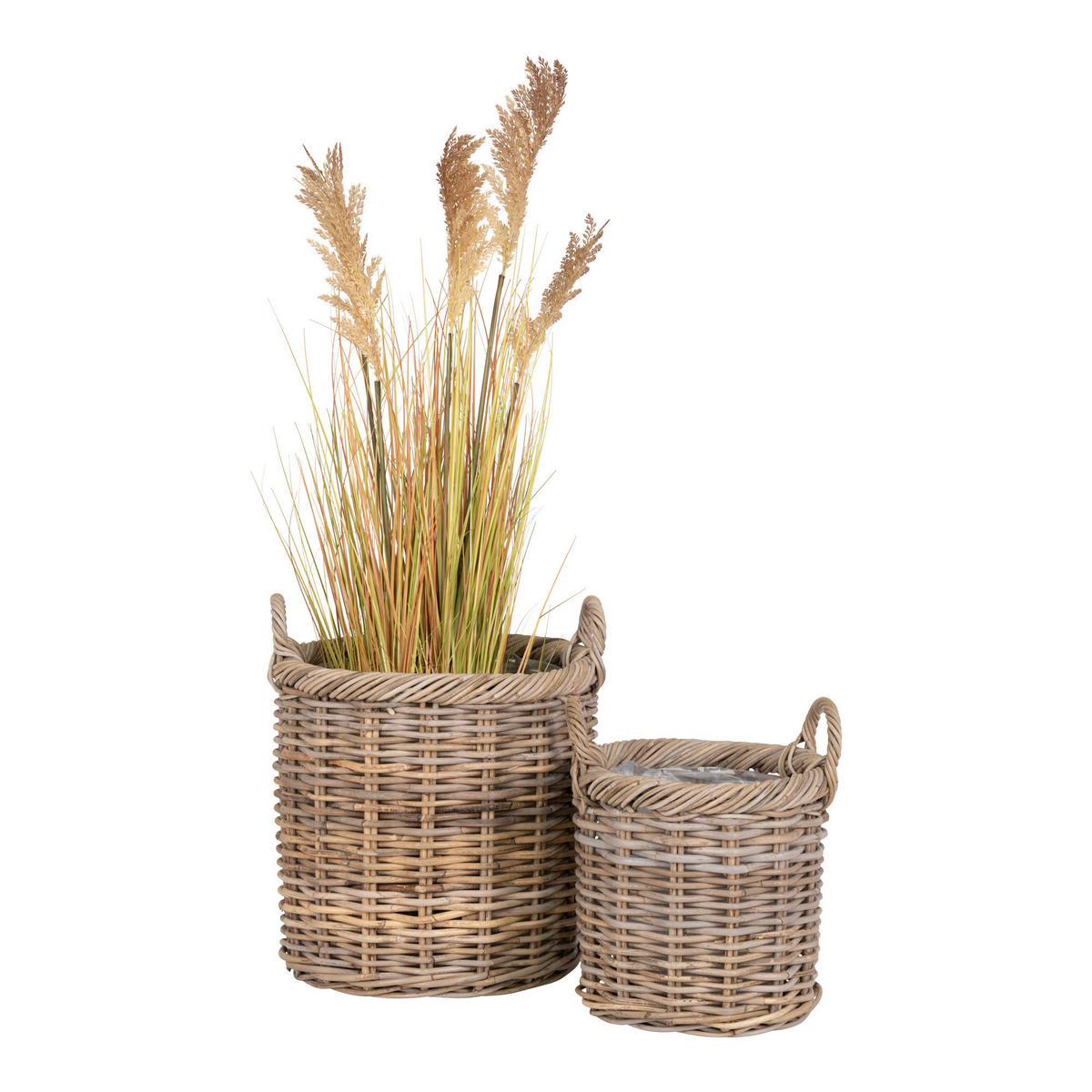 KORGSET - klar/brun, Basics, trä/plast (40/48/40cm) - Ambia Home