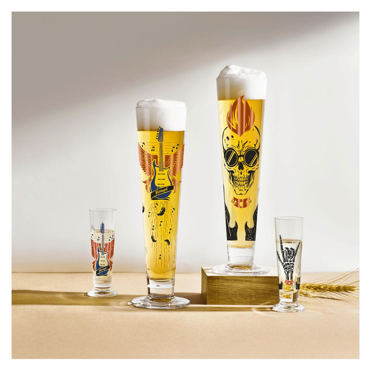 SCHNAPSGLAS 52 ml  - Blau/Transparent, Design, Glas (3,5/11,3cm) - Ritzenhoff