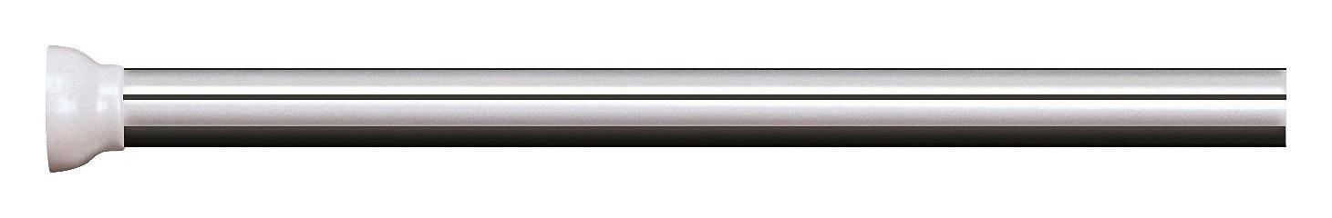 DUSCHVORHANGSTANGE 75-125 cm  - Chromfarben, Basics, Metall (75-125cm) - Kleine Wolke