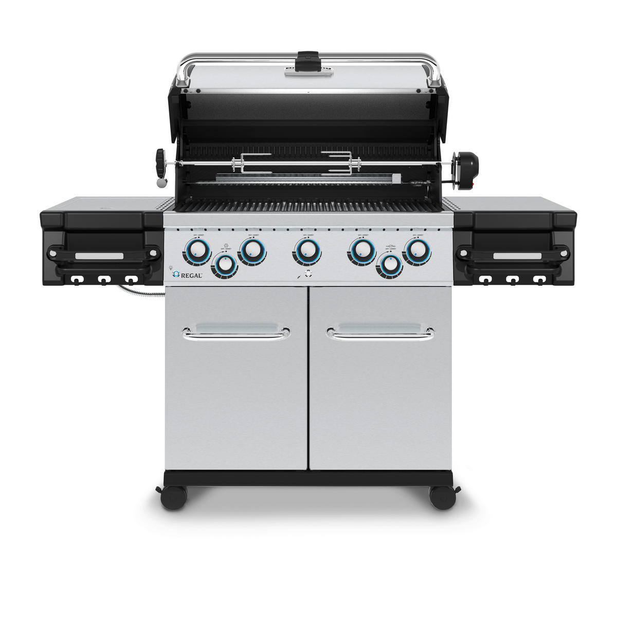 PLINSKI ŽAR  REGAL - barve nerjavečega jekla, Basics, kovina (159/125/63cm) - Broil King