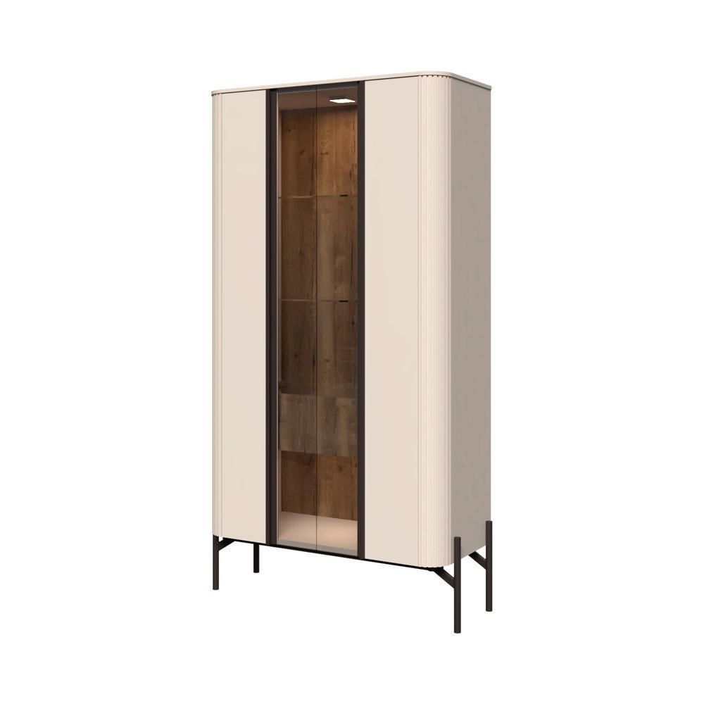 VITRINA kašmir   - kašmir, Dizajnerski, metal/pločasti materijal (94/180/40cm)