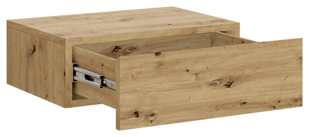 NACHTTISCH  Eiche Artisan  - Eiche Artisan, Modern, Holzwerkstoff (42/14/30cm) - Livetastic