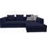 WOHNLANDSCHAFT in Textil Blau - Blau/Schwarz, Design, Kunststoff/Textil (304/194cm) - Dieter Knoll WOHNLANDSCHAFT in Textil Blau - Blau/Schwarz, Design, Kunststoff/Textil (304/194cm) - Dieter Knoll