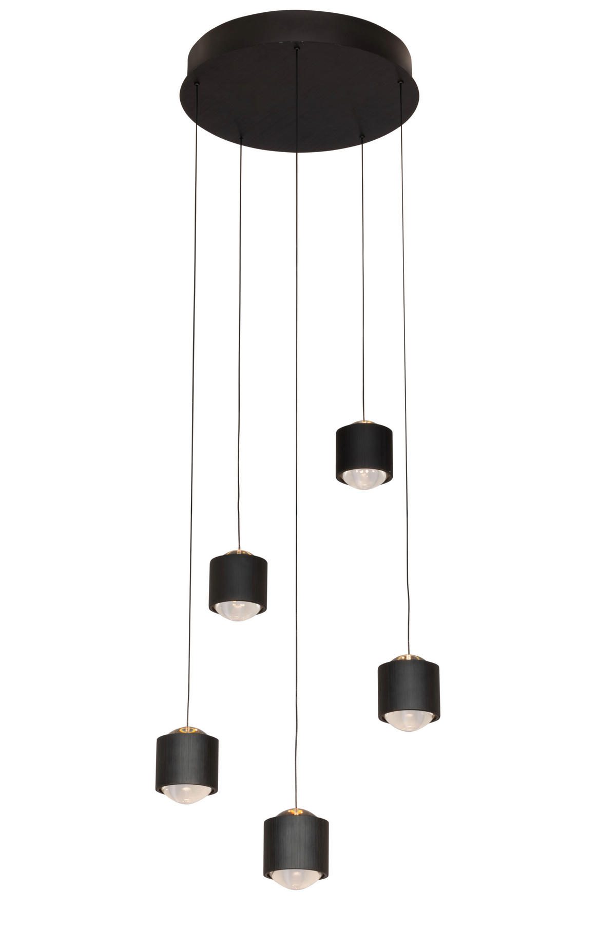 LED-HÄNGELEUCHTE 34/170 cm    - Schwarz, Design, Kunststoff/Metall (34/170cm) - Novel