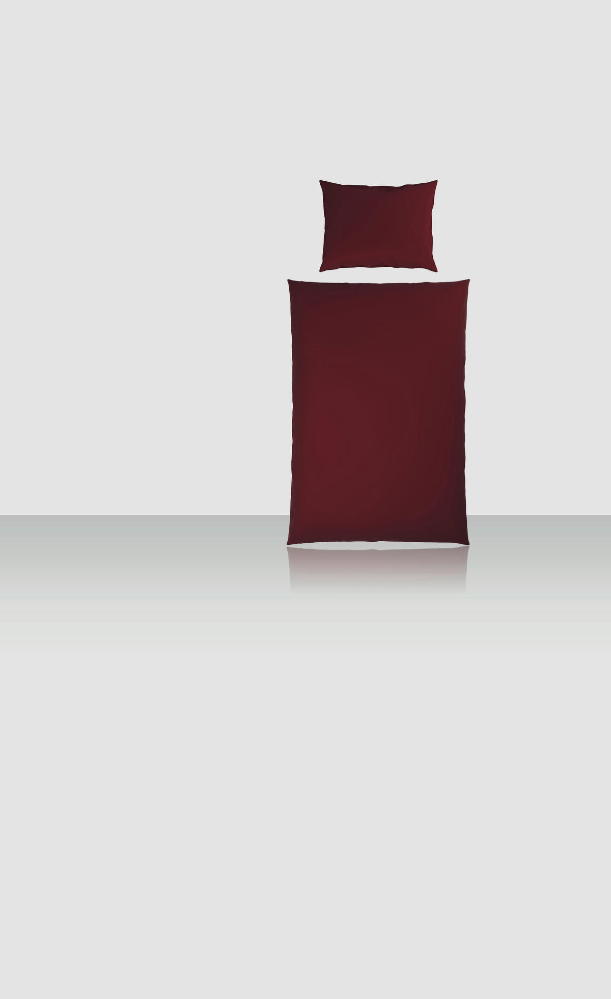 POSTELJINA 140/200 cm  TANJA  - boje crnog vina, Basics, tekstil (140/200cm) - Novel