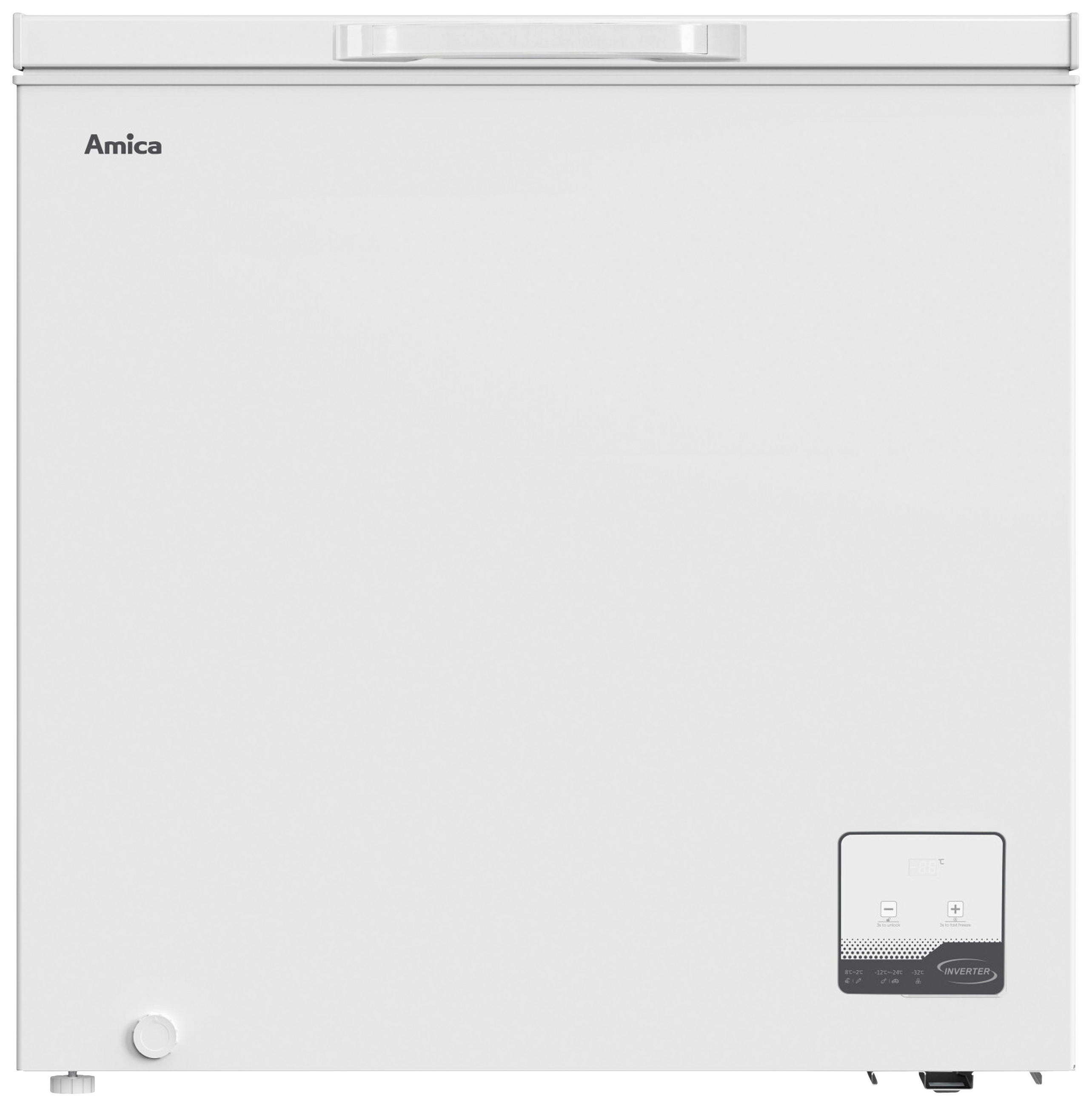 GEFRIERTRUHE GT 313 105 W  - Weiß, Natur, Kunststoff/Metall (82,3/83,5/55,6cm) - Amica