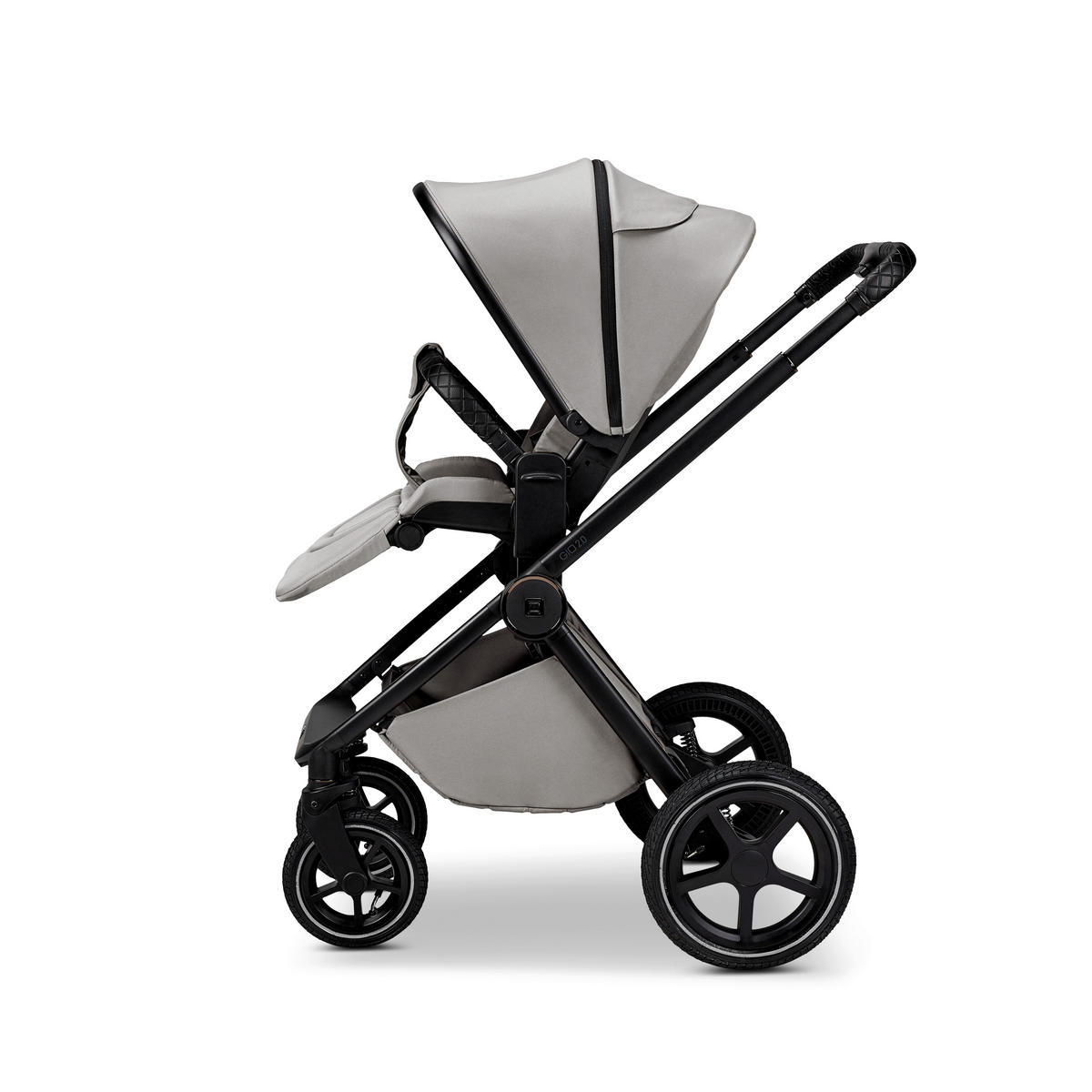 KOMBIKINDERWAGEN  Gio 2.0  Ghost  - Blaugrau, Basics (84/61/114cm) - Moon