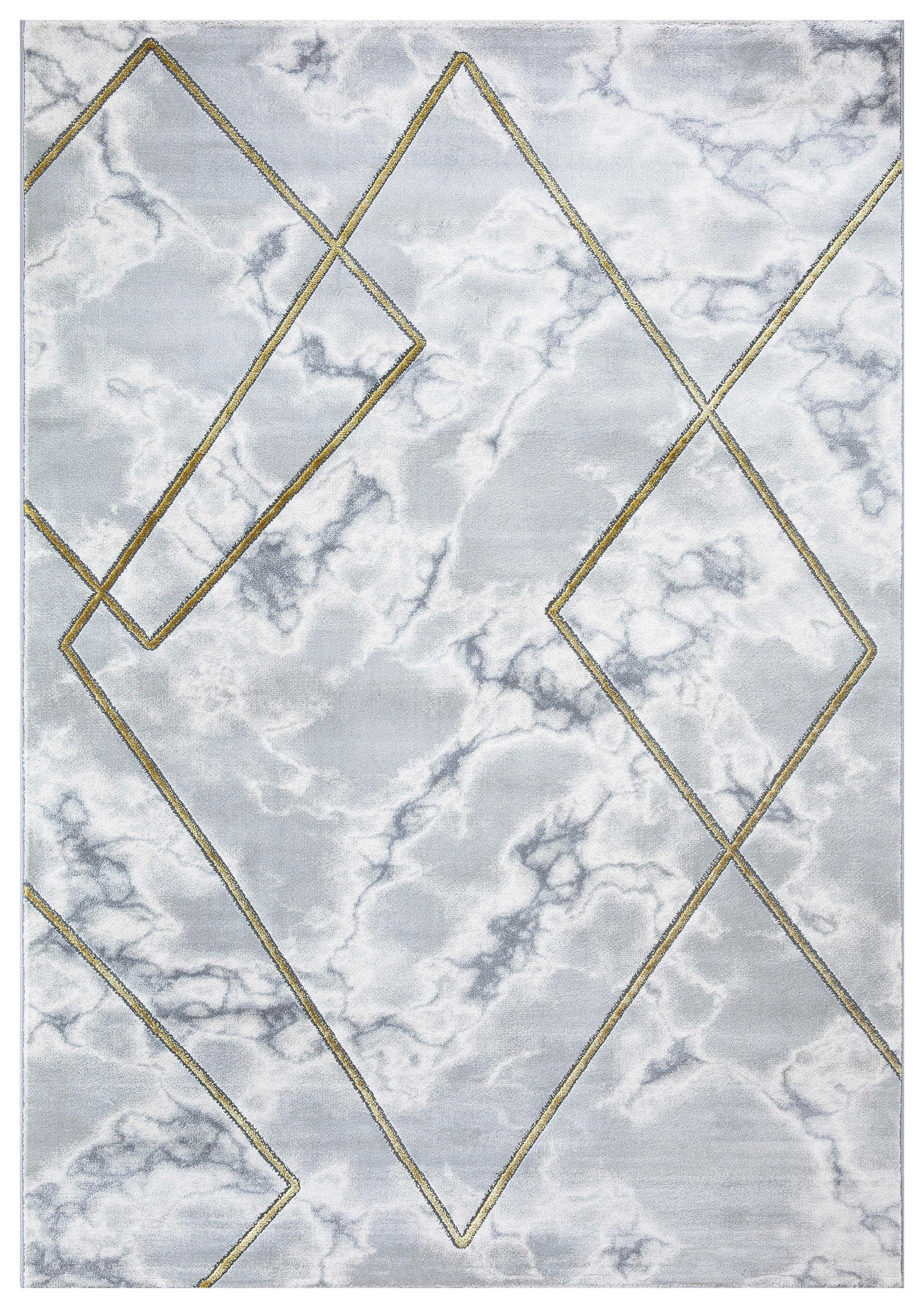 LÄUFER 80/300 cm 38803 Goldfarben, Dunkelgrau  - Dunkelgrau/Goldfarben, LIFESTYLE, Textil (80/300cm)