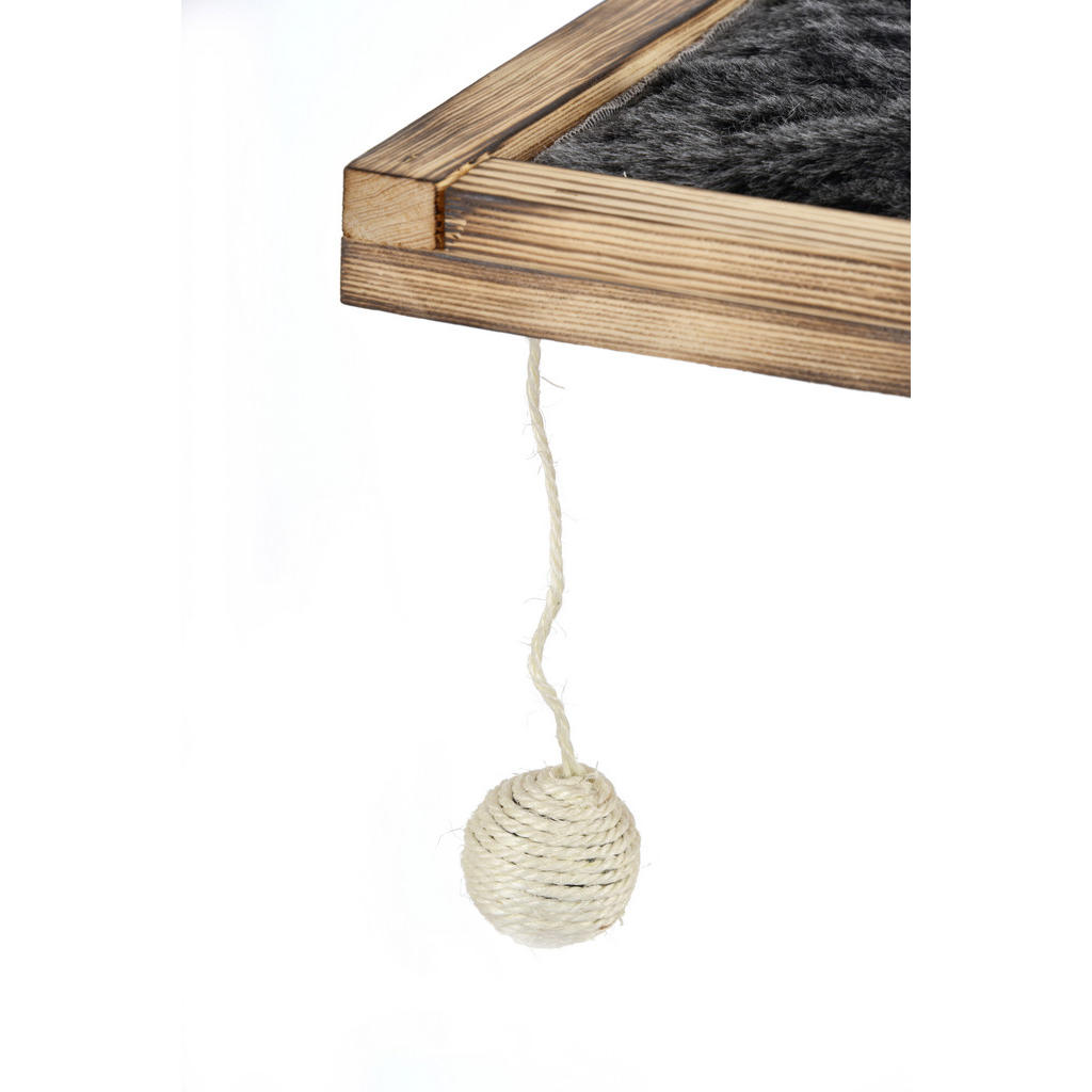 Thumbnail - Xxxl Kratzbaum, Natur, Holz, Kiefer, 16x114x36 cm, Tiermöbel