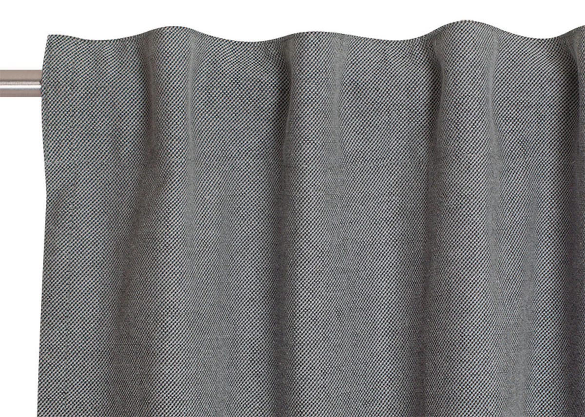 FERTIGVORHANG blickdicht  - Dunkelgrau, Basics, Textil (130/300cm) - Schöner Wohnen
