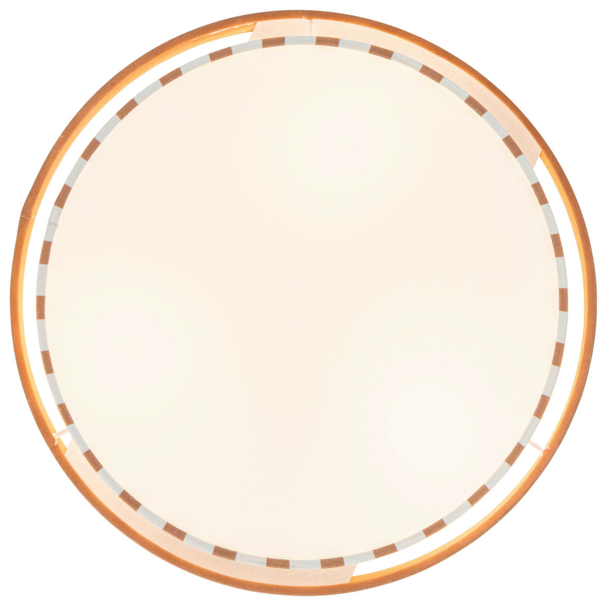 DECKENLEUCHTE  37/13 cm    - Braun/Naturfarben, MODERN, Kunststoff/Textil (37/13cm) - Novel
