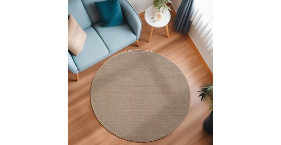 WEBTEPPICH 120 cm LOOM Beige - Beige, Basics, Textil (120cm) - Novel