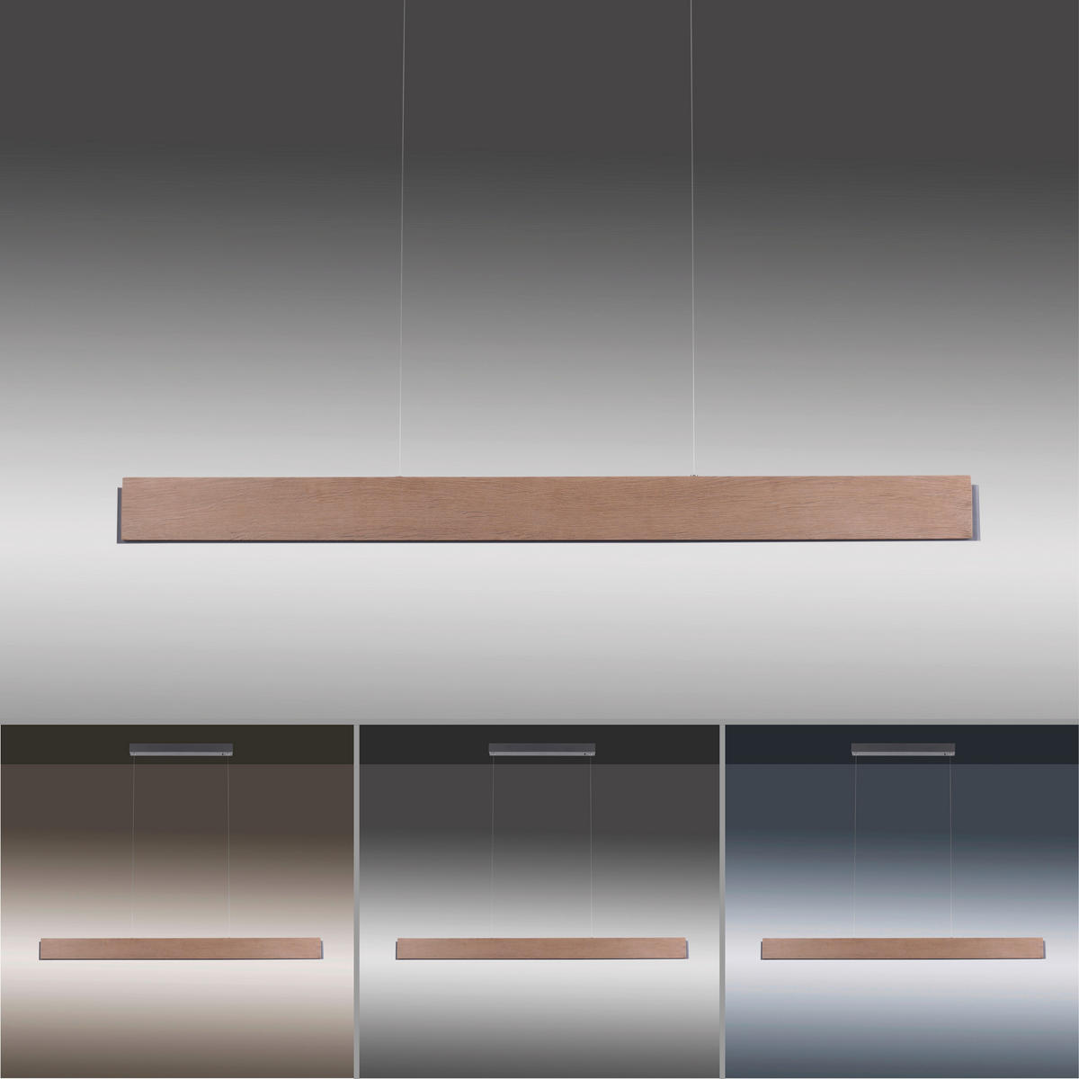 VISEČA LED-SVETILKA  Palma 43 W/4560 lm/2700-5000 K/230 V/ - Trendi, kovina (121/6/120cm)