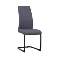 STOLICA  siva  metal, tekstil      - siva/crna, Moderno, metal/tekstil (42/99/56cm) - Ti'me