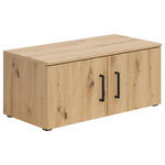 AUFSATZSCHRANK 80/35/40 cm  - Schwarz/Eiche Artisan, MODERN, Holzwerkstoff/Kunststoff (80/35/40cm) - Carryhome