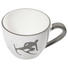 JUMBOTASSE 400 ml - Weiß/Grau, LIFESTYLE, Keramik (15,5/9/11,5cm) - Gmundner JUMBOTASSE 400 ml - Weiß/Grau, LIFESTYLE, Keramik (15,5/9/11,5cm) - Gmundner