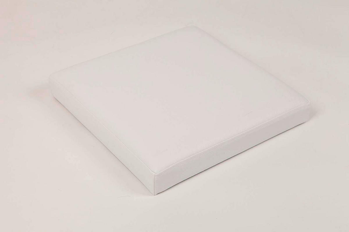 SITZWÜRFEL Weiß  - Weiß, Basics, Kunststoff (38/38/38cm) - Echtwerk