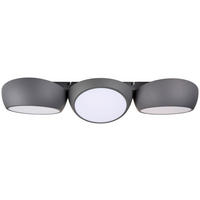 STROPNA LED-SVETILKA  Bubbles 24 W/8400 lm/3000 K/230 V/ - antracit, Trendi, kovina (78/26/12,5cm) - Novel
