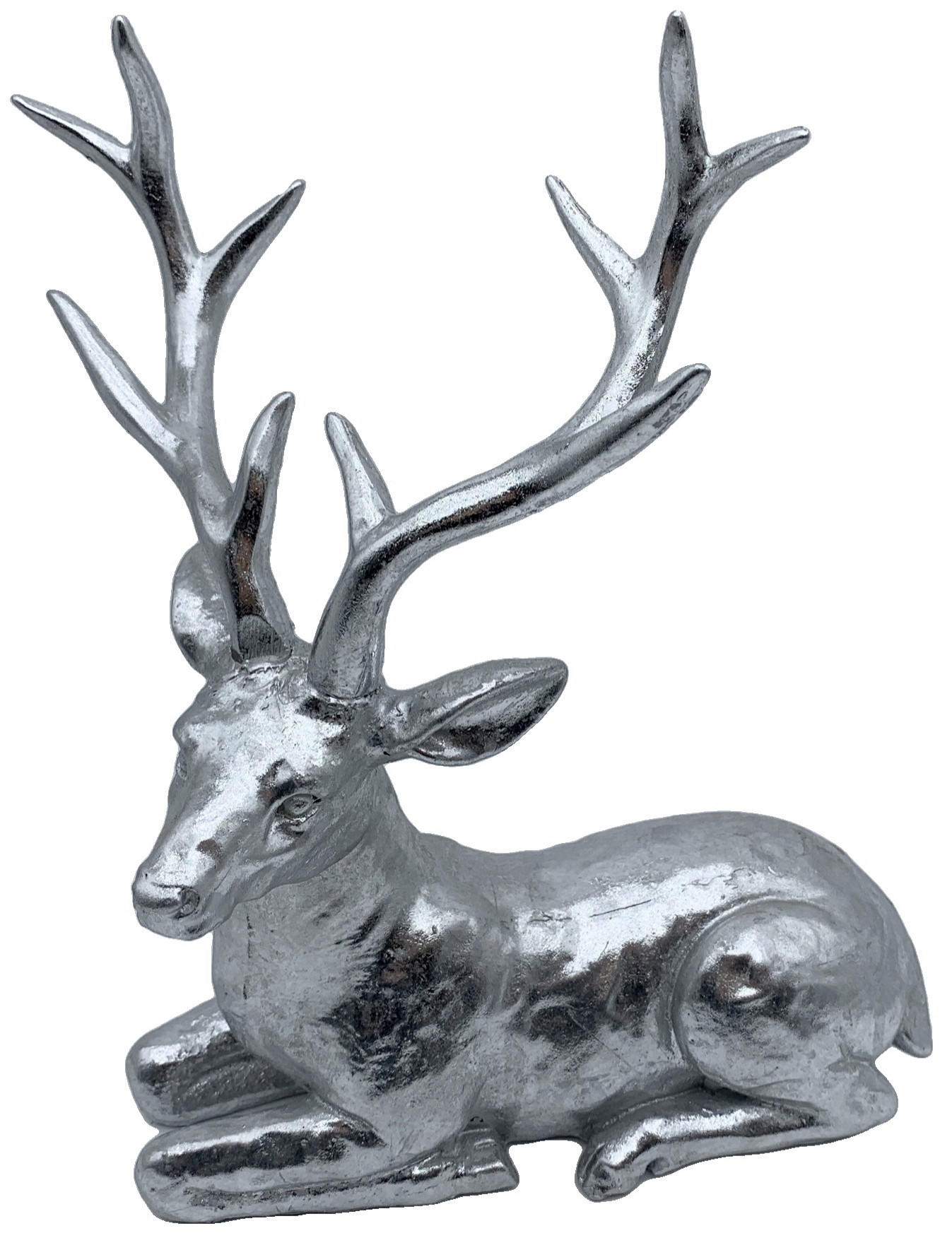 DEKORENTIER - Silberfarben, Lifestyle, Kunststoff (20/13/24cm) - X-Mas