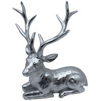 DEKORENTIER - Silberfarben, Lifestyle, Kunststoff (20/13/24cm) - X-Mas