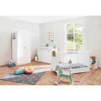 BABYZIMMER PINOLINO LAURA  - Weiß, ROMANTIK / LANDHAUS, Holzwerkstoff - Pinolino