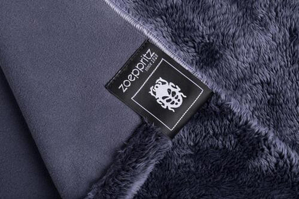 FELLDECKE Reborn Bliss 140/190 cm  - Anthrazit, KONVENTIONELL, Textil (140/190cm) - Zoeppritz