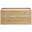 WASCHBECKENUNTERSCHRANK 120/54/46 cm  - Eichefarben, KONVENTIONELL, Holz/Holzwerkstoff (120/54/46cm) - Linea Natura