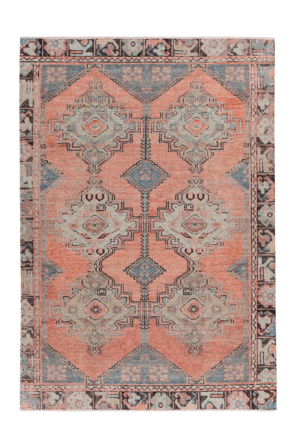 FLACHWEBETEPPICH 80/150 cm Toska 625 Multi Multicolor  - Multicolor, KONVENTIONELL, Textil (80/150cm)