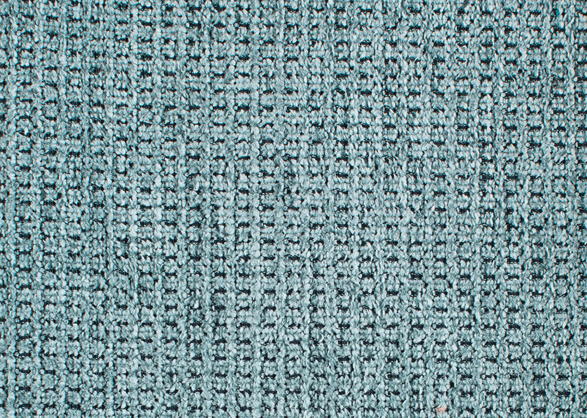 ECKSOFA in Webstoff Türkis  - Türkis/Chromfarben, Design, Textil/Metall (319/260cm) - Beldomo Style
